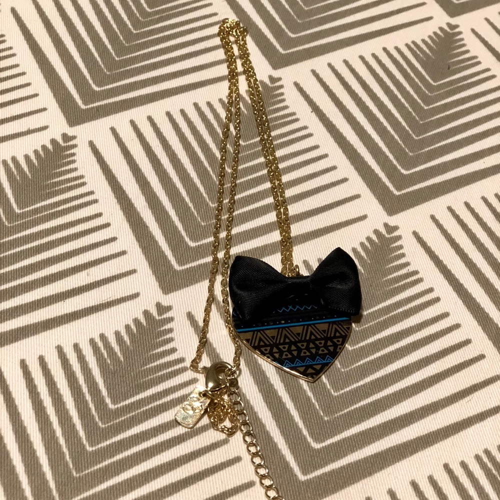 Bethany Mota Long Heart Necklace